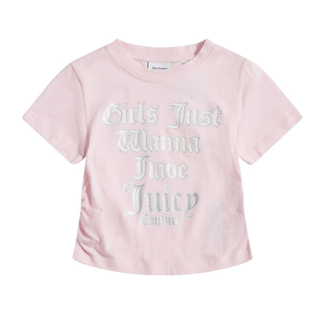 Pink Slogan T-Shirt