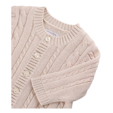 Load image into Gallery viewer, Boys Beige Knitted Cardigan
