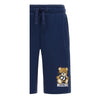 Navy Teddy Sweat Shorts