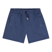 Load image into Gallery viewer, Navy Logo Sweat Shorts