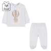 White Hot Air Balloon 2 Piece Set
