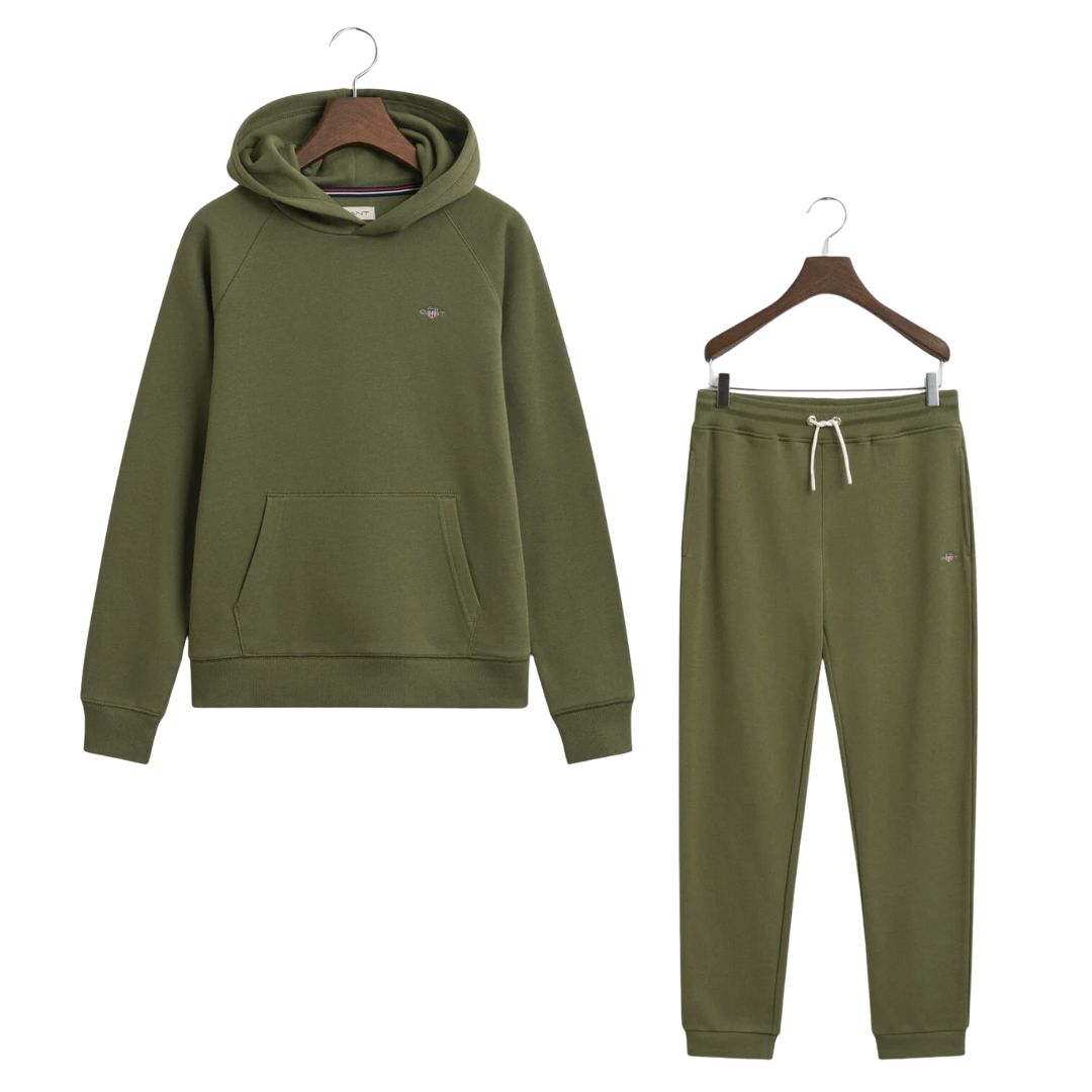 Olive Green Hoodie Tracksuit