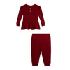 PRE ORDER - Baby Girls Burgundy Tracksuit