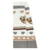 PRE ORDER - Ivory & Brown Teddy Tights