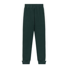 Load image into Gallery viewer, Dark Green &amp; White Stripe Hoodie Tracksuit