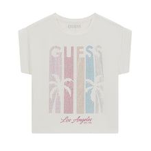 Load image into Gallery viewer, White Diamanté Palm Logo T-Shirt