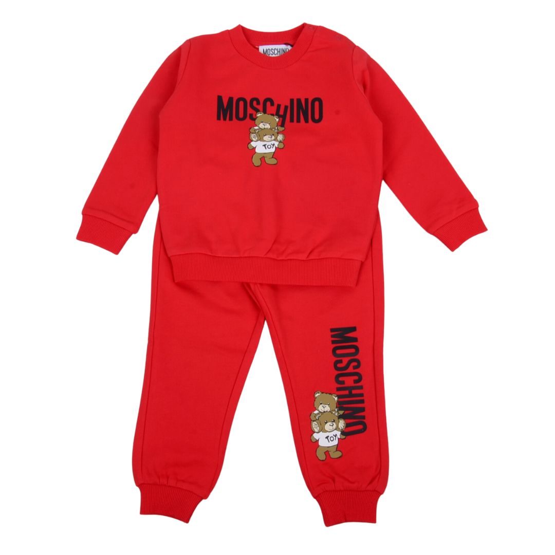 Baby red tracksuit on sale