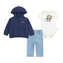 Load image into Gallery viewer, Navy 3 Piece Set