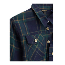Load image into Gallery viewer, Navy &amp; Green Plaid Shirt