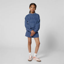 Load image into Gallery viewer, Navy Logo Sweat Shorts