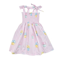 Load image into Gallery viewer, Pink &amp; White Ice Cream Beach Dress
