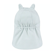 Load image into Gallery viewer, Blue &amp; White Striped Sun Hat