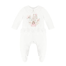 Load image into Gallery viewer, Ivory &amp; Pink "Else" Princess Babygrow Set