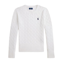 Load image into Gallery viewer, PRE ORDER - Girls White Cable Knit Jumper