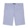 Blue & White Stretch Cotton Shorts