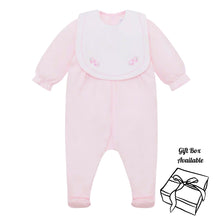 Load image into Gallery viewer, Pale Pink Babygrow &amp; Bib