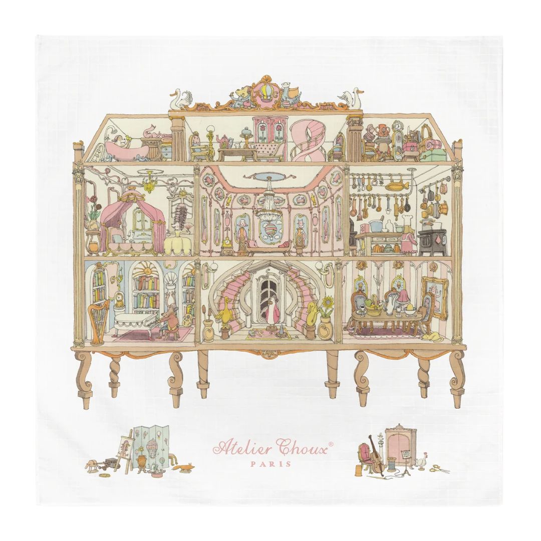 Pink Dollhouse Swaddle