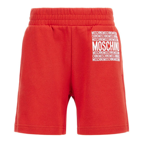 Red Graphic Sweat Shorts