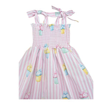 Load image into Gallery viewer, Pink &amp; White Ice Cream Beach Dress