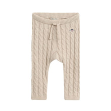 Load image into Gallery viewer, Beige 2 Piece Cable Knit Set