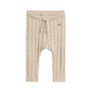 Beige 2 Piece Cable Knit Set