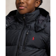 Load image into Gallery viewer, PRE ORDER - Boys Black Hooded Down Jacket