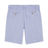 Blue & White Stretch Cotton Shorts