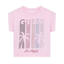 Load image into Gallery viewer, Pink Diamanté Palm Logo T-Shirt