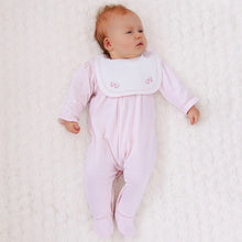 Load image into Gallery viewer, Pale Pink Babygrow &amp; Bib