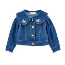 Load image into Gallery viewer, PRE ORDER - Babies Floral Embroidered Denim Jacket