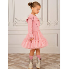 Load image into Gallery viewer, Pink Knitted &amp; Tulle &quot;Bliss&quot; Dress