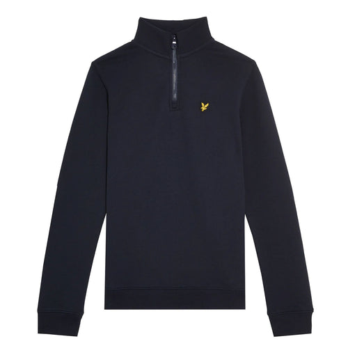 Navy 1/4 Zip Logo Sweatshirt