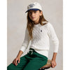PRE ORDER - Girls White Cable Knit Jumper
