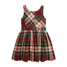Load image into Gallery viewer, Girls Red Tartan Dress