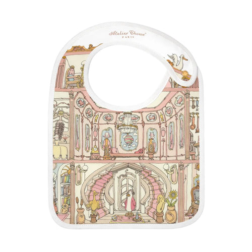 Pink Dollhouse Bib