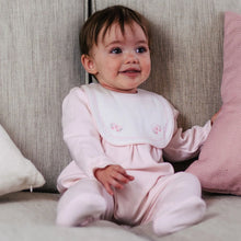 Load image into Gallery viewer, Pale Pink Babygrow &amp; Bib