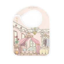 Load image into Gallery viewer, Pink Dollhouse Swaddle &amp; Bib Gift Set