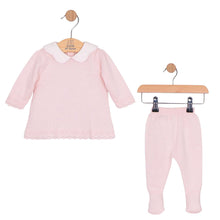 Load image into Gallery viewer, Pink Knitted 2 Piece &amp; Hat