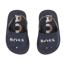 Load image into Gallery viewer, PRE ORDER - Baby Boys Navy Slides