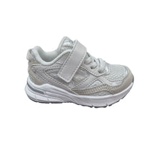 Load image into Gallery viewer, Grey &amp; Silver "Trackster" Velcro Trainers