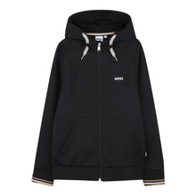 Load image into Gallery viewer, Black Zip Through Hooded Tracksuit