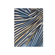 Load image into Gallery viewer, Navy &amp; Ivory Striped Trousers
