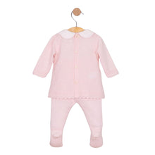 Load image into Gallery viewer, Pink Knitted 2 Piece &amp; Hat