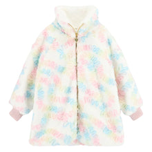 Load image into Gallery viewer, Ivory &#39;Oscars Pastel&#39; Faux Fur Coat