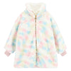 Ivory 'Oscars Pastel' Faux Fur Coat