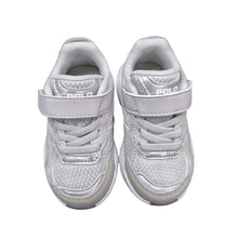 Load image into Gallery viewer, Grey &amp; Silver "Trackster" Velcro Trainers