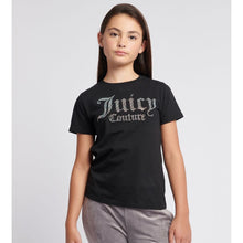 Load image into Gallery viewer, Black Diamante Logo T-shirt