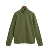 Olive Green Half Zip Sweatshirt