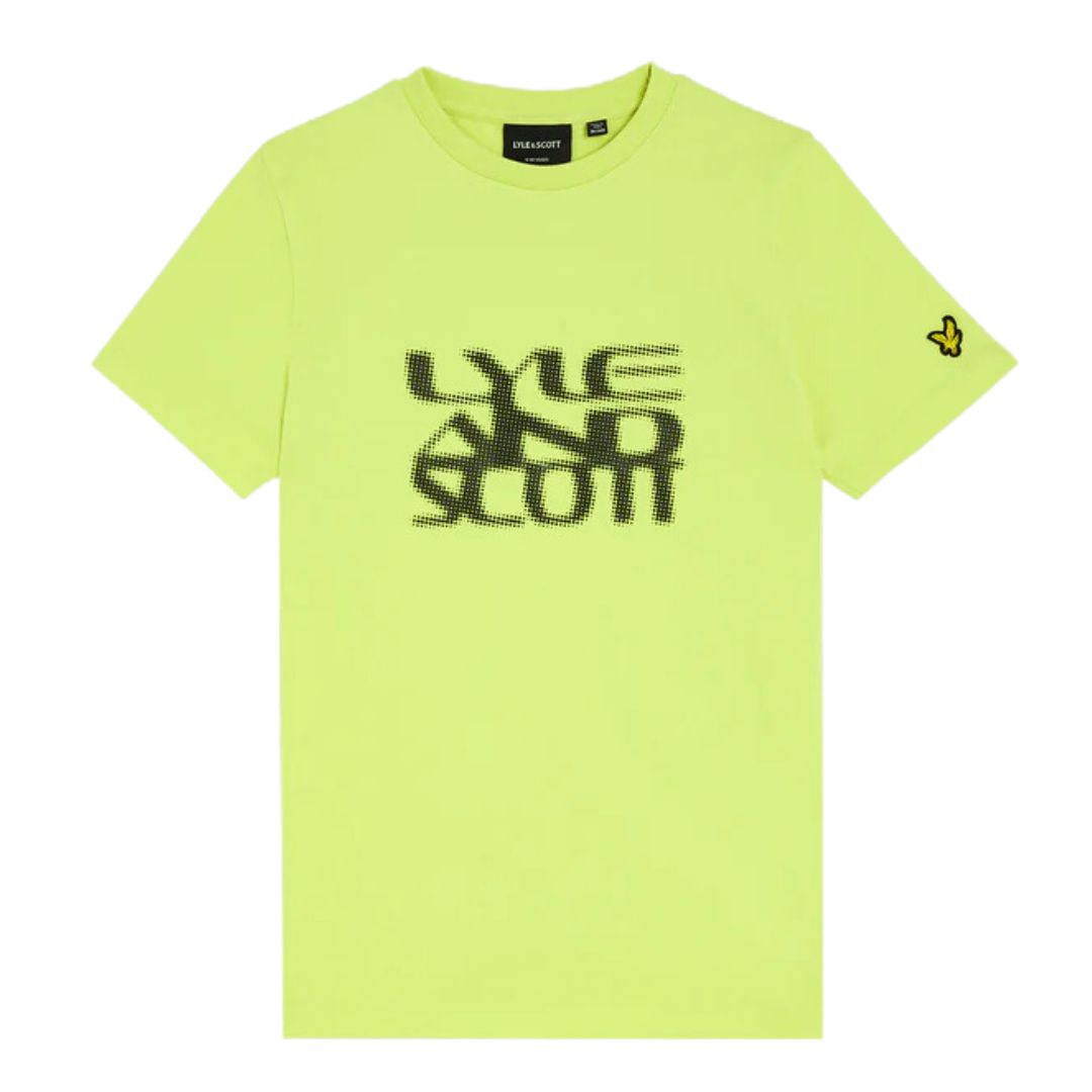 Lyle Scott Lime Blur Graphic T-Shirt – Village Kids