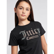 Load image into Gallery viewer, Black Diamante Logo T-shirt